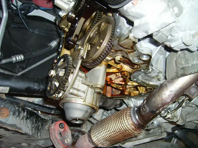Steuerkette eines Motors