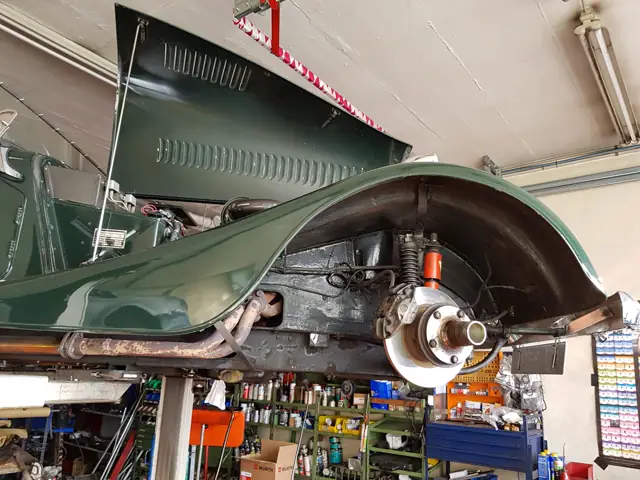 Radaufhängung eines Morgan